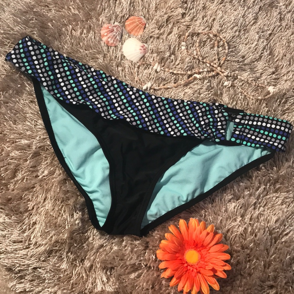 Exhilaration Polka Dot/Black Bikini Bottoms